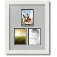 thumbnail image 1 of ArtToFrames Collage Photo Picture Frame with 3 - 3.5x5 Openings, Framed in White with TV Grey and Black Mats (CDM-3966-82), 1 of 7