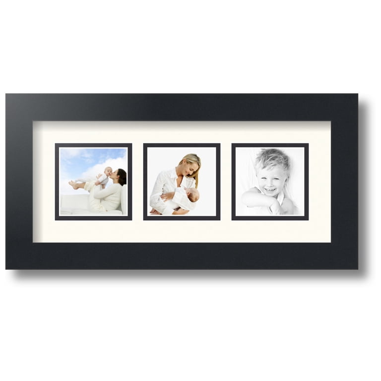 Large Frames With 3 X 3 Opening White Wide Driftwood Multi Aperture