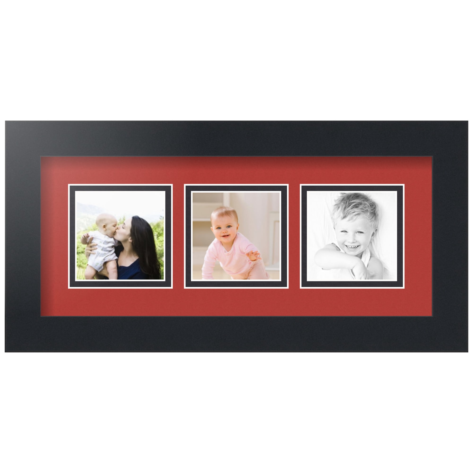 ArtToFrames Collage Photo Picture Frame with 3 - 3x3