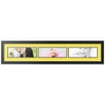 thumbnail image 1 of ArtToFrames Collage Photo Picture Frame with 3 - 4x12 Openings, Framed in Black with Canary and Black Mats (CDM-3926-67), 1 of 8