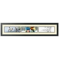 thumbnail image 1 of ArtToFrames Collage Photo Picture Frame with 3 - 4x12" Openings, Framed in Black with Oyster and Black Mats (CDM-3926-56), 1 of 8