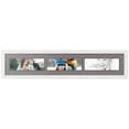 thumbnail image 1 of ArtToFrames Collage Photo Picture Frame with 3 - 4x12 Openings, Framed in White with Pewter and Black Mats (CDM-3966-67), 1 of 8