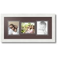 thumbnail image 1 of ArtToFrames Collage Photo Picture Frame with 3 - 4x5 Openings, Framed in White with Peat and Black Mats (CDM-3966-70), 1 of 1