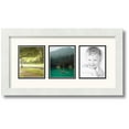 thumbnail image 1 of ArtToFrames Collage Photo Picture Frame with 3 - 4x5" Openings, Framed in White with White and Black Mats (CDM-3966-32), 1 of 8