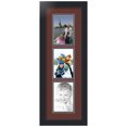 thumbnail image 1 of ArtToFrames Collage Photo Picture Frame with 3 - 4x6" Openings, Framed in Black with Maroon and Black Mats (CDM-3926-137), 1 of 8