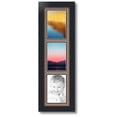 thumbnail image 1 of ArtToFrames Collage Photo Picture Frame with 3 - 4x6 Openings, Framed in Black with Sandpiper and Black Mats (CDM-3926-9999), 1 of 1