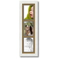 thumbnail image 1 of ArtToFrames Collage Photo Picture Frame with 3 - 4x6 Openings, Framed in White with El Dorado and Black Mats (CDM-3966-9999), 1 of 1