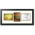 thumbnail image 1 of ArtToFrames Collage Photo Picture Frame with 3 - 5x7 Openings, Framed in Black with Off White and Black Mats (CDM-3926-99), 1 of 8