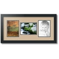 thumbnail image 1 of ArtToFrames Collage Photo Picture Frame with 3 - 5x7 Openings, Framed in Black with Scotch Mist and Black Mats (CDM-3926-70), 1 of 8