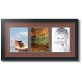 thumbnail image 1 of ArtToFrames Collage Photo Picture Frame with 3 - 6x8" Openings, Framed in Black with Brique and Black Mats (CDM-3926-782), 1 of 8