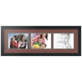 thumbnail image 1 of ArtToFrames Collage Photo Picture Frame with 3 - 6x8" Openings, Framed in Black with Brique and Black Mats (CDM-3926-880), 1 of 8