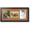thumbnail image 1 of ArtToFrames Collage Photo Picture Frame with 3 - 6x8 Openings, Framed in Black with Red Orange and Black Mats (CDM-3926-70), 1 of 8