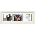 thumbnail image 1 of ArtToFrames Collage Photo Picture Frame with 3 - 6x8" Openings, Framed in White with Ivory and Black Mats (CDM-3966-880), 1 of 8