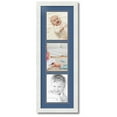 thumbnail image 1 of ArtToFrames Collage Photo Picture Frame with 3 - 6x8 Openings, Framed in White with Royal and Black Mats (CDM-3966-73), 1 of 1