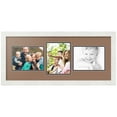 thumbnail image 1 of ArtToFrames Collage Photo Picture Frame with 3 - 6x8 Openings, Framed in White with Sandpiper and Black Mats (CDM-3966-99), 1 of 8