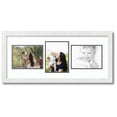 thumbnail image 1 of ArtToFrames Collage Photo Picture Frame with 3 - 6x8 Openings, Framed in White with Super White and Black Mats (CDM-3966-99), 1 of 1