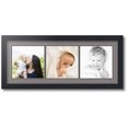 thumbnail image 1 of ArtToFrames Collage Photo Picture Frame with 3 - 7.25x7.25 Openings, Framed in Black with Pewter and Black Mats (CDM-3926-66), 1 of 8