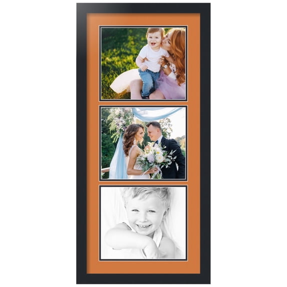 ArtToFrames Collage Photo Picture Frame with 3 - 8.5x10 Openings, Framed in Black with Octoberfest and Black Mats (CDM-3926-901)