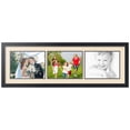 thumbnail image 1 of ArtToFrames Collage Photo Picture Frame with 3 - 8.5x11 Openings, Framed in Black with French Creme and Black Mats (CDM-3926-67), 1 of 8