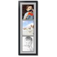 thumbnail image 1 of ArtToFrames Collage Photo Picture Frame with 3 - 8.5x11 Openings, Framed in Black with TV Grey and Black Mats (CDM-3926-73), 1 of 1