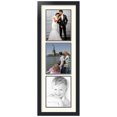 thumbnail image 1 of ArtToFrames Collage Photo Picture Frame with 3 - 8x10 Openings, Framed in Black with Off White and Black Mats (CDM-3926-73), 1 of 7