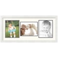 thumbnail image 1 of ArtToFrames Collage Photo Picture Frame with 3 - 8x10 Openings, Framed in White with Chantilly and Black Mats (CDM-3966-70), 1 of 8
