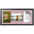 thumbnail image 1 of ArtToFrames Collage Photo Picture Frame with 3 - 8x12 Openings, Framed in Black with Seashell and Black Mats (CDM-3926-70), 1 of 8