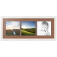 thumbnail image 1 of ArtToFrames Collage Photo Picture Frame with 3 - 8x8 Openings, Framed in White with Paloma and Black Mats (CDM-3966-66), 1 of 8
