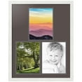 thumbnail image 1 of ArtToFrames Collage Photo Picture Frame with 3 - 9x12 Openings, Framed in White with Chestnut and Black Mats (CDM-3966-82), 1 of 8