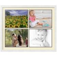 thumbnail image 1 of ArtToFrames Collage Photo Picture Frame with 4 - 11x14" Openings, Framed in White with Oyster and Black Mats (CDM-3966-9), 1 of 8