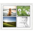 thumbnail image 1 of ArtToFrames Collage Photo Picture Frame with 4 - 11x14" Openings, Framed in White with Super White and Black Mats (CDM-3966-3), 1 of 8