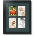 thumbnail image 1 of ArtToFrames Collage Photo Picture Frame with 4 - 3.5x5" Openings, Framed in Black with Evergreen and Black Mats (CDM-3926-532), 1 of 8