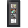 thumbnail image 1 of ArtToFrames Collage Photo Picture Frame with 4 - 3x4" Openings, Framed in Black with Charcoal and Black Mats (CDM-3926-609), 1 of 8