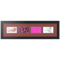 thumbnail image 1 of ArtToFrames Collage Photo Picture Frame with 4 - 3x5" Openings, Framed in Black with Cognac and Black Mats (CDM-3926-884), 1 of 7