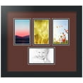 thumbnail image 1 of ArtToFrames Collage Photo Picture Frame with 4 - 3x5" Openings, Framed in Black with Maroon and Black Mats (CDM-3926-1675), 1 of 8