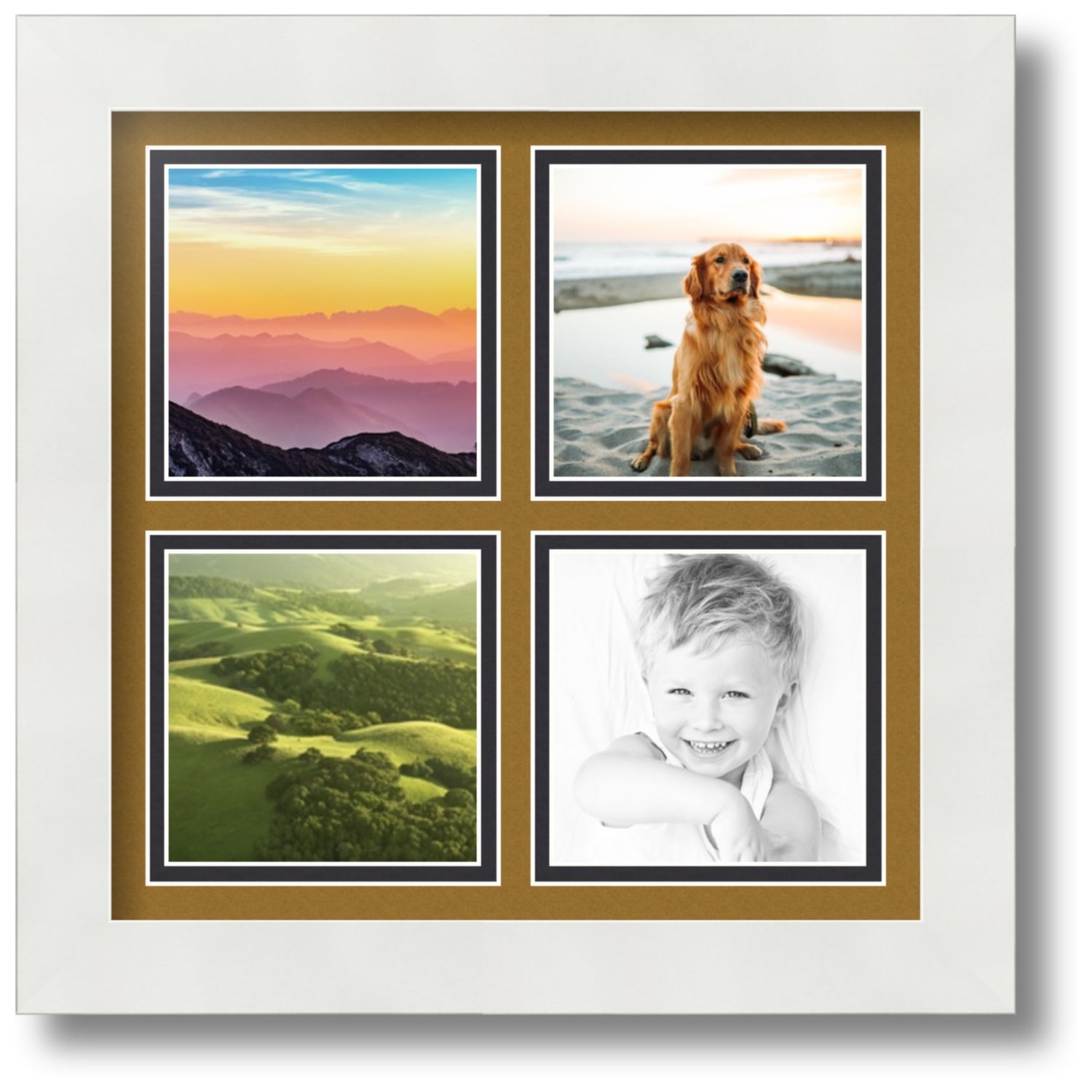 アルベルト・ラフォルス・カサマダ kokey picture frames ArtToFrames Collage Photo Picture Frame with 4 - 4x4 Openings