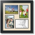 thumbnail image 1 of ArtToFrames Collage Photo Picture Frame with 4 - 4x6 Openings, Framed in Black with French Creme and Black Mats (CDM-3926-16), 1 of 8