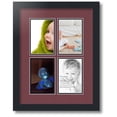 thumbnail image 1 of ArtToFrames Collage Photo Picture Frame with 4 - 4x6 Openings, Framed in Black with Maple Leaf and Black Mats (CDM-3926-1), 1 of 8