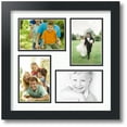 thumbnail image 1 of ArtToFrames Collage Photo Picture Frame with 4 - 4x6 Openings, Framed in Black with Super White and Black Mats (CDM-3926-16), 1 of 8