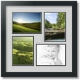 thumbnail image 1 of ArtToFrames Collage Photo Picture Frame with 4 - 5x7 Openings, Framed in Black with Candlewick and Black Mats (CDM-3926-16), 1 of 8