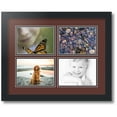 thumbnail image 1 of ArtToFrames Collage Photo Picture Frame with 4 - 5x7" Openings, Framed in Black with Maroon and Black Mats (CDM-3926-12), 1 of 8