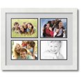 thumbnail image 1 of ArtToFrames Collage Photo Picture Frame with 4 - 5x7 Openings, Framed in White with Candlewick and Black Mats (CDM-3966-3), 1 of 8