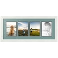 thumbnail image 1 of ArtToFrames Collage Photo Picture Frame with 4 - 5x7 Openings, Framed in White with Nile Green and Black Mats (CDM-3966-5), 1 of 8
