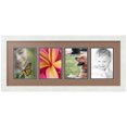 thumbnail image 1 of ArtToFrames Collage Photo Picture Frame with 4 - 5x7 Openings, Framed in White with Sandpiper and Black Mats (CDM-3966-5), 1 of 8