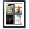 thumbnail image 1 of ArtToFrames Collage Photo Picture Frame with 4 - 6x8" Openings, Framed in Black with Crisp and Black Mats (CDM-3926-534), 1 of 8