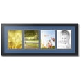 thumbnail image 1 of ArtToFrames Collage Photo Picture Frame with 4 - 6x8 Openings, Framed in Black with Royal and Black Mats (CDM-3926-5), 1 of 1