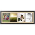 thumbnail image 1 of ArtToFrames Collage Photo Picture Frame with 4 - 8.5x11" Openings, Framed in Black with Green Whisper and Black Mats (CDM-3926-891), 1 of 8