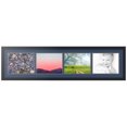 thumbnail image 1 of ArtToFrames Collage Photo Picture Frame with 4 - 8.5x11" Openings, Framed in Black with Midnight Blue and Black Mats (CDM-3926-887), 1 of 7