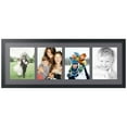 thumbnail image 1 of ArtToFrames Collage Photo Picture Frame with 4 - 8.5x11" Openings, Framed in Black with Mountain Grey and Black Mats (CDM-3926-891), 1 of 8