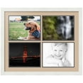 thumbnail image 1 of ArtToFrames Collage Photo Picture Frame with 4 - 8.5x11" Openings, Framed in White with Scotch Mist and Black Mats (CDM-3966-3), 1 of 8